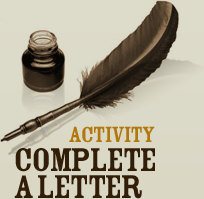 Activity: Complete a Letter