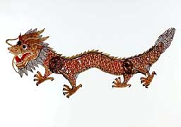 Dragon shadow puppet