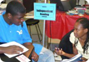 High school students get to know one another during their first week in class