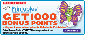 Advertisement: Printables May Promotion