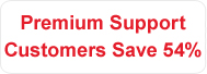 Premium Support Customers Save 57 percent