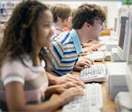 Grolier Online in the School Library 