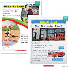 Example Sheets: "What's the Sport" and "Express News"