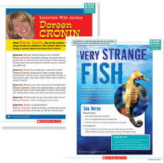Example Sheets: "Doreen Cronin" and "Very Strange Fish"