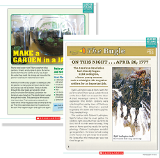 Example Sheets: "Make a Garden in a Jar" and "The Bugle"