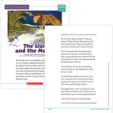Example Sheets: "The Lion and the Mouse"
