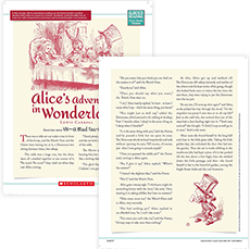 Example Sheet: Alice´s Adventures in Wonderland 