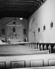 San Luis Obispo de Tolosa, the famous Spanish mission of San Luis Obispo. (National Archives)