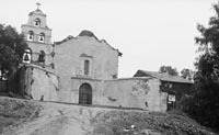 <p>Mission San Diego de Alcala. (National Archives)</p>