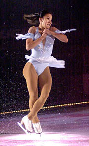 Michelle Kwan won second place in the 1998 Olympics Games.&nbsp;(AP Photo)