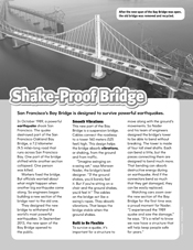 Shake-Proof Bridge